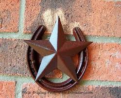 Horseshoe With Texas Lone Star Good