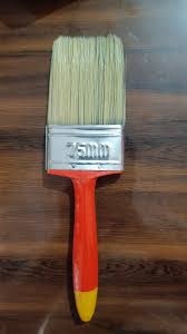 wooden flat paint brushes for wall
