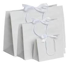 white luxury boutique ribbon tie gift