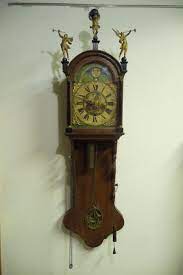 Frisian Wall Mounted Grandfather Clock