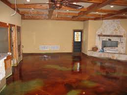 acid stained concrete and decorative