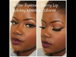 holiday makeup tutorial dramatic black