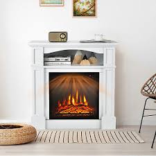 1400w Fireplace Mantel Tv Stand