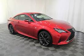 used 2023 lexus rc 350 f sport in red