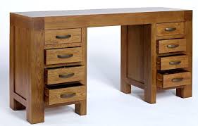 Wood Office Desk Dark Wood Desk With Drawers Cherry Wood Office