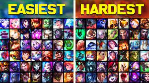 hardest chions in league of legends