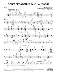 Dont Get Around Much Anymore Drums Sheet Music To Download