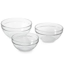 Glass Mixing Bowl Set Pampered