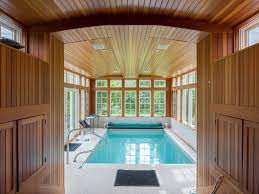 Indoor Pools In Mansions Houses With