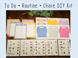 Editable To Do List Diy Kit Chore And Routine Chart For Kids