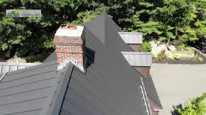 Energy star rating by color. North Easton Ma Charcoal Gray Standing Seam Metal Roof Youtube