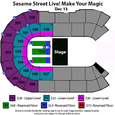 Seating Charts Angel Of The Winds Arena