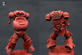 how to paint blood angels armour