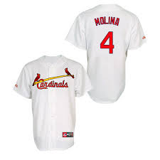 Yadier Molina 4 Mlb Jersey St Louis Cardinals Mens