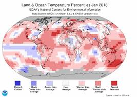 Global Climate Report January 2018 State Of The Climate