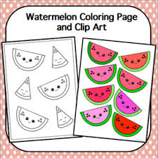 Learn how to draw and color watermelon & juice. Watermelon Coloring Page Worksheets Teaching Resources Tpt