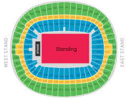 wembley stadium seating plan pitch standing