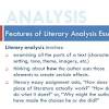 Literary Analysis: Elements of Literature
