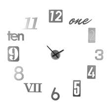 Contemporary Fonts Wall Clock