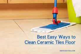 to clean ceramic tiles floor