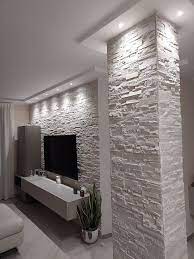 Modern Stone Wall Decorating Ideas
