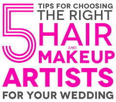 hair stylists for your wedding