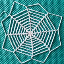 crochet spider web pattern free easy
