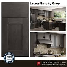 luxor smokey grey kitchen cabinets