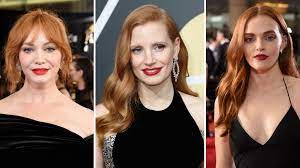 golden globes 2018 celebrity redheads