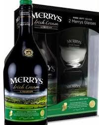 merrys irish cream liqueur 750ml gift