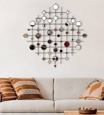 Buy Metal Small Mirror Wall Art In