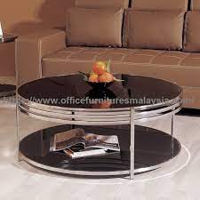 Modern Round Glass Coffee Table