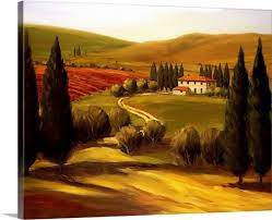 tuscany landscape landscape paintings