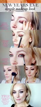 5 minute new years eve makeup look with