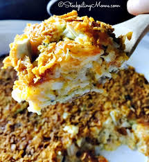 This recipe can feed a crowd! Crockpot Chicken Broccoli And Cheese Casserole Stockpiling Moms