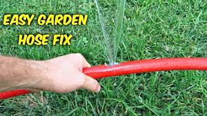 how to fix a hole in a garden hose
