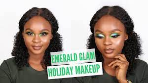 emerald holiday makeup tutorial