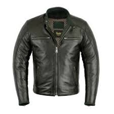 vine leather motorcycle jacket