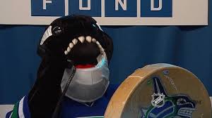 Fun facts about fin whales. Ice Hockey Mascot Vancouver Canucks Gif On Gifer By Dianahelm