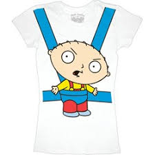 Family Guy Stewie Baby Carrier Junior T Shirt