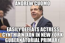 Father, fisherman, motorcycle enthusiast, 56th governor of new york. Cuomo Beats Nixon In New York Governor Primary Memenews Com