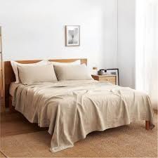 linen bed sheet deep pocket sheet