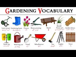 learn gardening voary in english