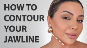 how to contour your jawline with makeup