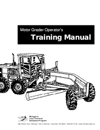 Motor Grader Manual