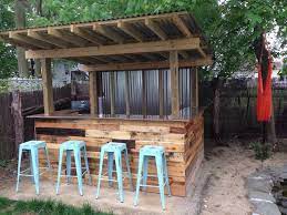 diy outdoor bar backyard bar