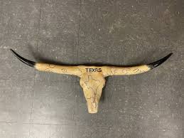 Large 43 Ceramic Texas Longhorn Bull