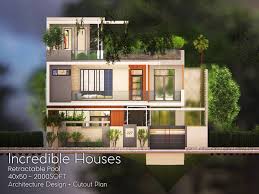 40x50 House Design With Retractable