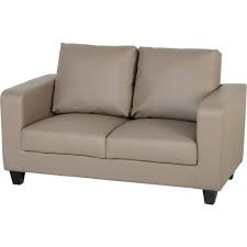 tempo two seater sofa in a box in taupe