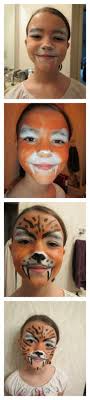 tiger face paint tutorial and face